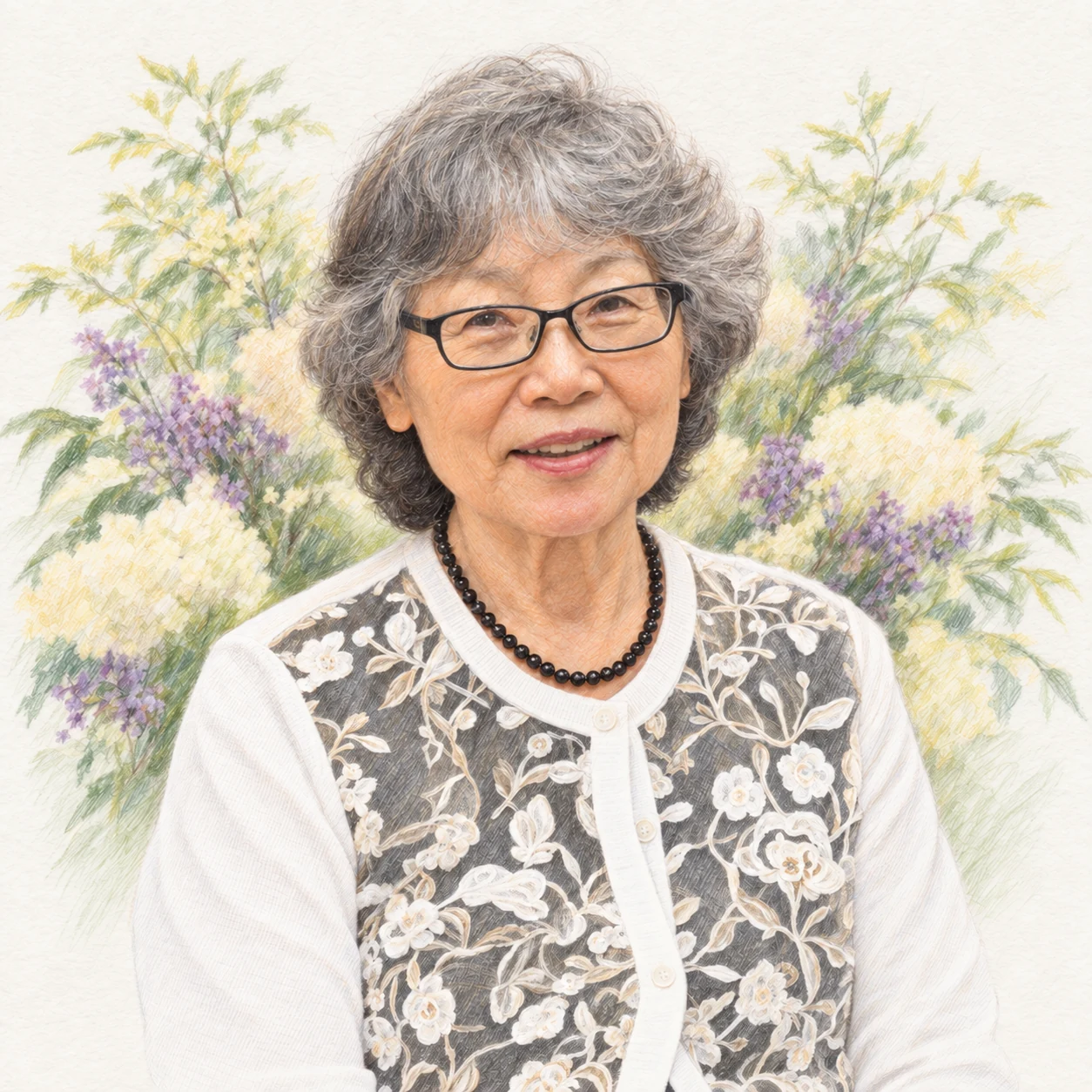 柳橋園子さんのプロフィールイラスト